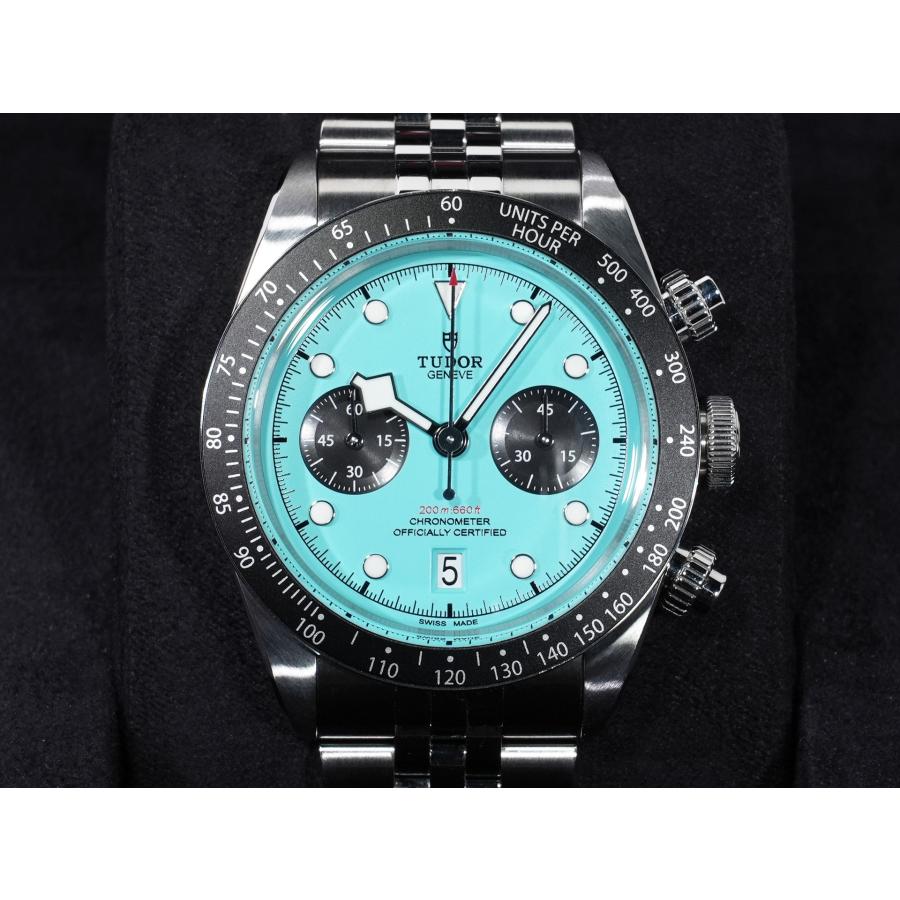 チューダー(チュードル) ブラックベイ クロノ Ref.79360N ステンレススチール フラミンゴブルー文字盤 | TUDOR | 01