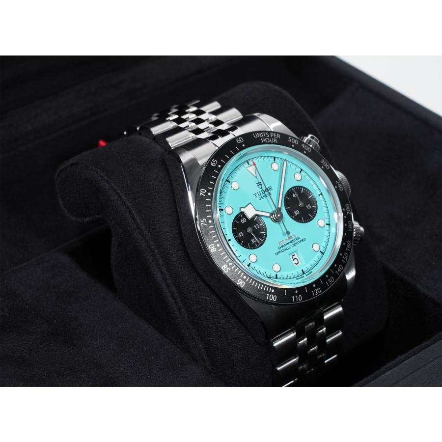 チューダー(チュードル) ブラックベイ クロノ Ref.79360N ステンレススチール フラミンゴブルー文字盤 | TUDOR | 04