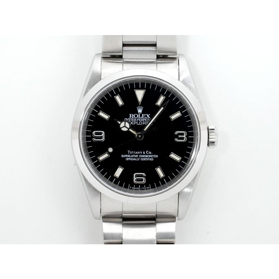 ロレックス エクスプローラーI Ref.14270 ステンレススチール ブラック文字盤 オイスターブレスレット | エクスプローラー（ROLEX） | 01