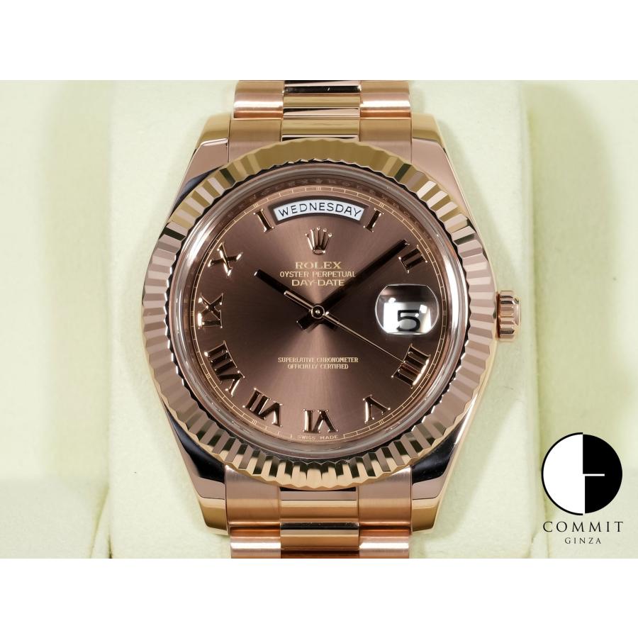 ロレックス デイデイトII Ref.218235 エバーローズゴールド チョコレート文字盤 | デイデイト
