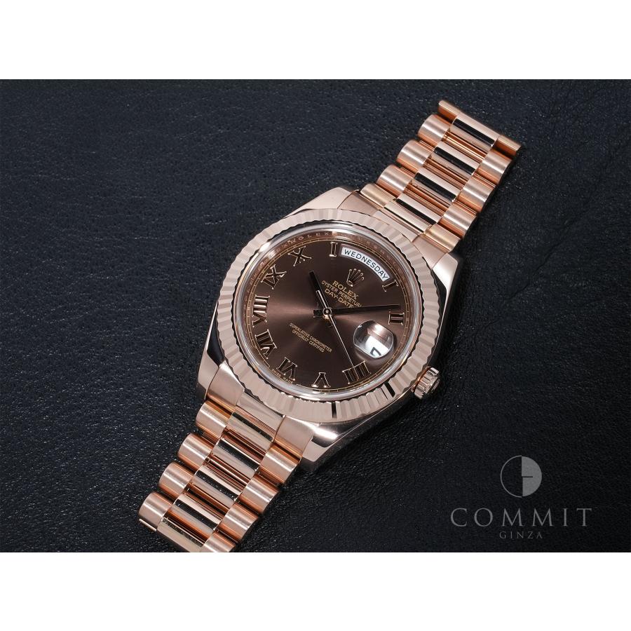 ロレックス デイデイトII Ref.218235 エバーローズゴールド チョコレート文字盤 | デイデイト | 10