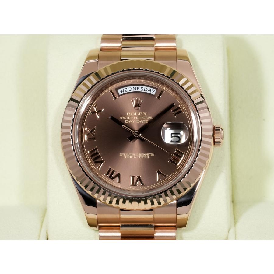 ロレックス デイデイトII Ref.218235 エバーローズゴールド チョコレート文字盤 | デイデイト | 01