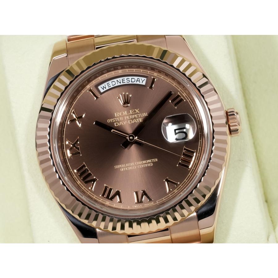 ロレックス デイデイトII Ref.218235 エバーローズゴールド チョコレート文字盤 | デイデイト | 02