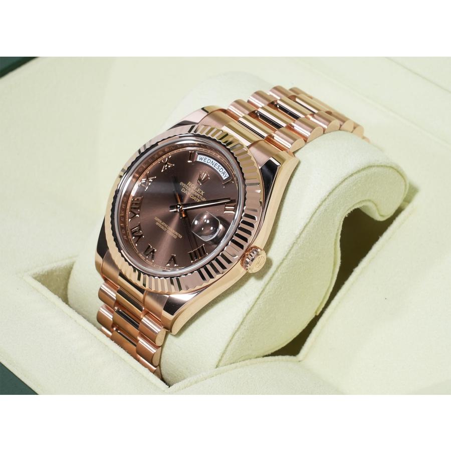 ロレックス デイデイトII Ref.218235 エバーローズゴールド チョコレート文字盤 | デイデイト | 03