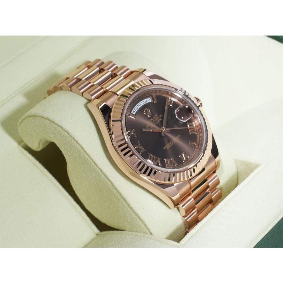 ロレックス デイデイトII Ref.218235 エバーローズゴールド チョコレート文字盤 | デイデイト | 04