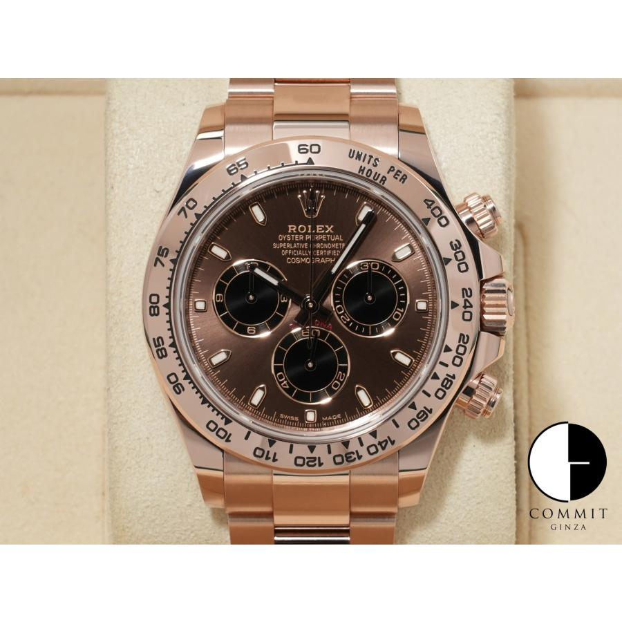 ロレックス デイトナ Ref.116505 エバーローズゴールド チョコレートxブラック文字盤 | コスモグラフ デイトナ