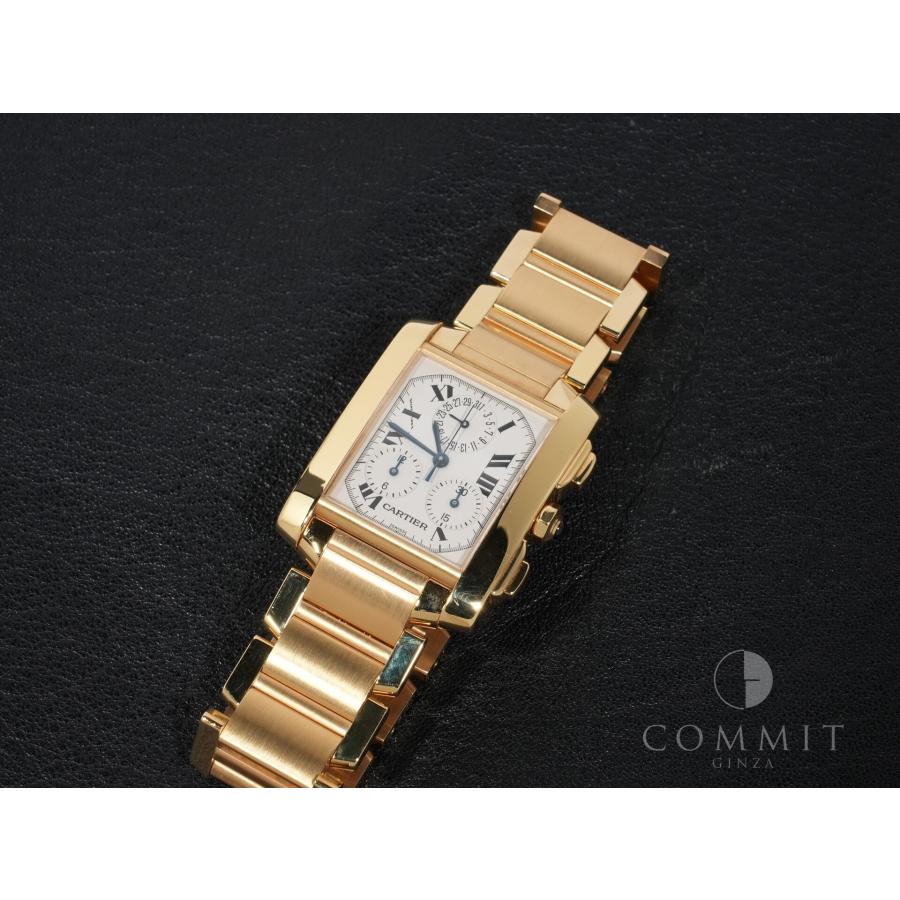 カルティエ タンクフランセーズ クロノリフレックス Ref.W50005R2 18Kイエローゴールド ホワイト文字盤 | Cartier | 11