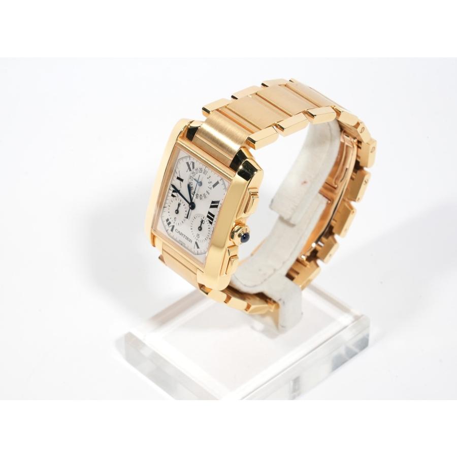 カルティエ タンクフランセーズ クロノリフレックス Ref.W50005R2 18Kイエローゴールド ホワイト文字盤 | Cartier | 03