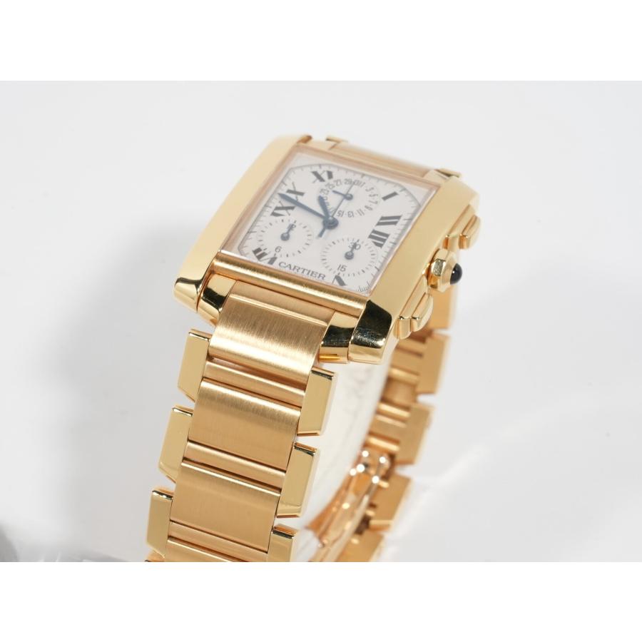 カルティエ タンクフランセーズ クロノリフレックス Ref.W50005R2 18Kイエローゴールド ホワイト文字盤 | Cartier | 05