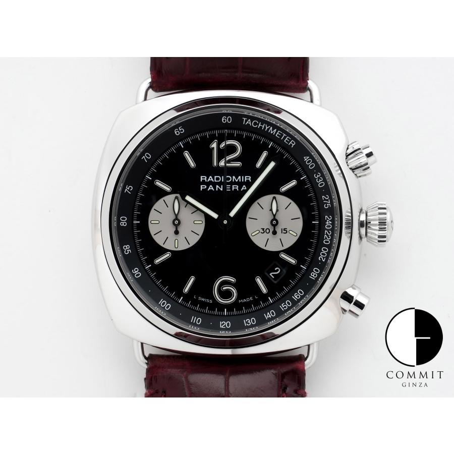 パネライ ラジオミール クロノグラフ Ref.PAM00163 ステンレススチール ブラック文字盤 | OFFICINE PANERAI