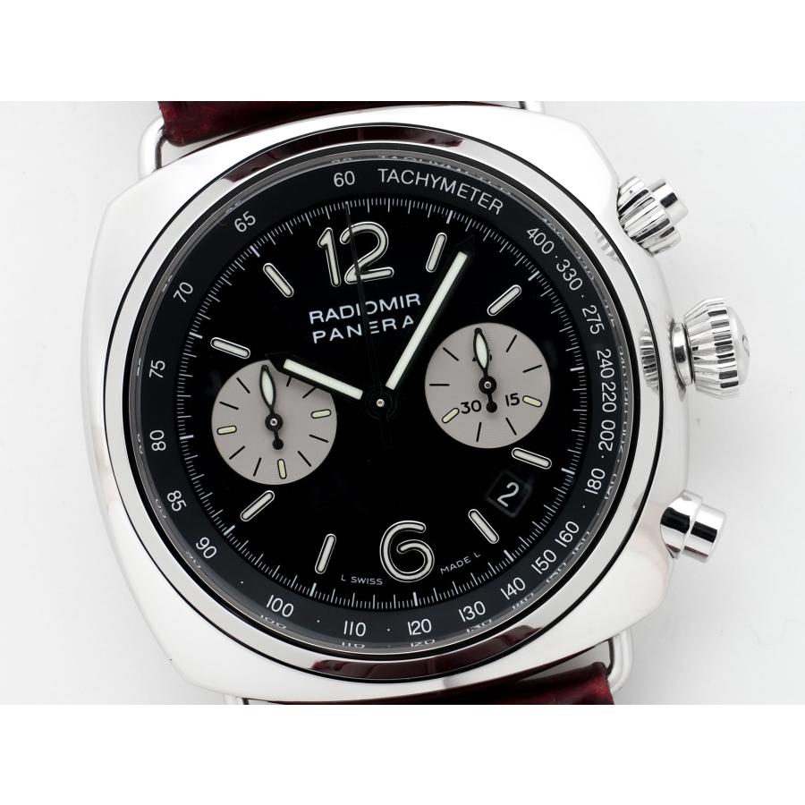 パネライ ラジオミール クロノグラフ Ref.PAM00163 ステンレススチール ブラック文字盤 | OFFICINE PANERAI | 02
