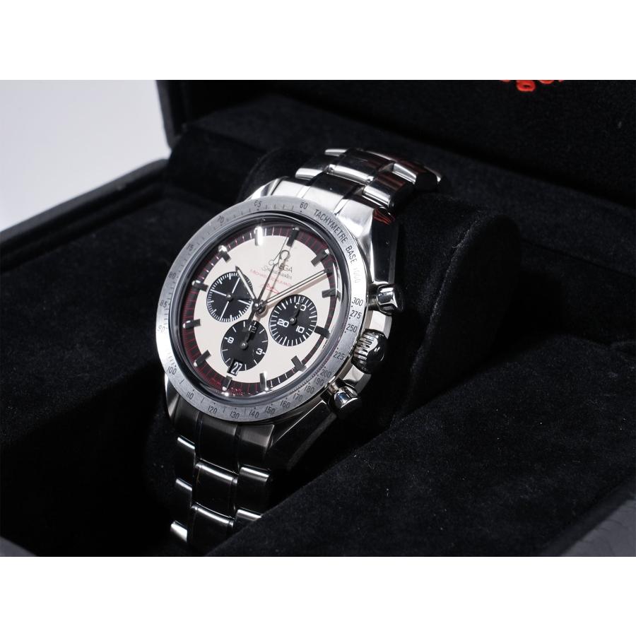 オメガ スピードマスター シューマッハ レジェンド Ref.3853.32 SS アイボリー×ブラック文字盤 | OMEGA | 03