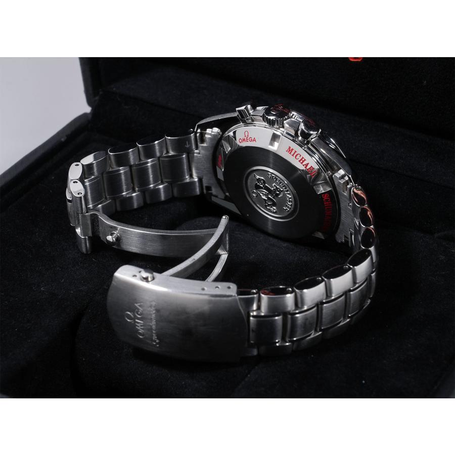 オメガ スピードマスター シューマッハ レジェンド Ref.3853.32 SS アイボリー×ブラック文字盤 | OMEGA | 07