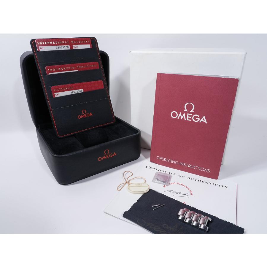 オメガ スピードマスター シューマッハ レジェンド Ref.3853.32 SS アイボリー×ブラック文字盤 | OMEGA | 09