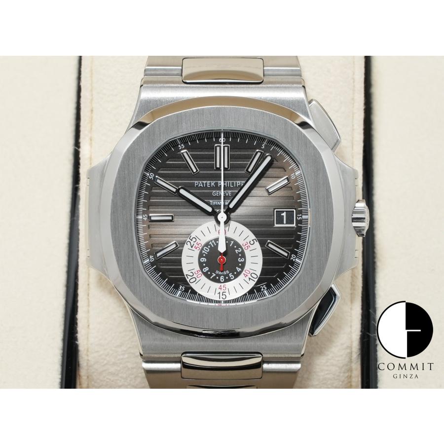 パテックフィリップ ノーチラス クロノグラフ TIFFANY＆CO. Ref.5980/1A-014 ステンレススチール ブラック文字盤 | ノーチラス