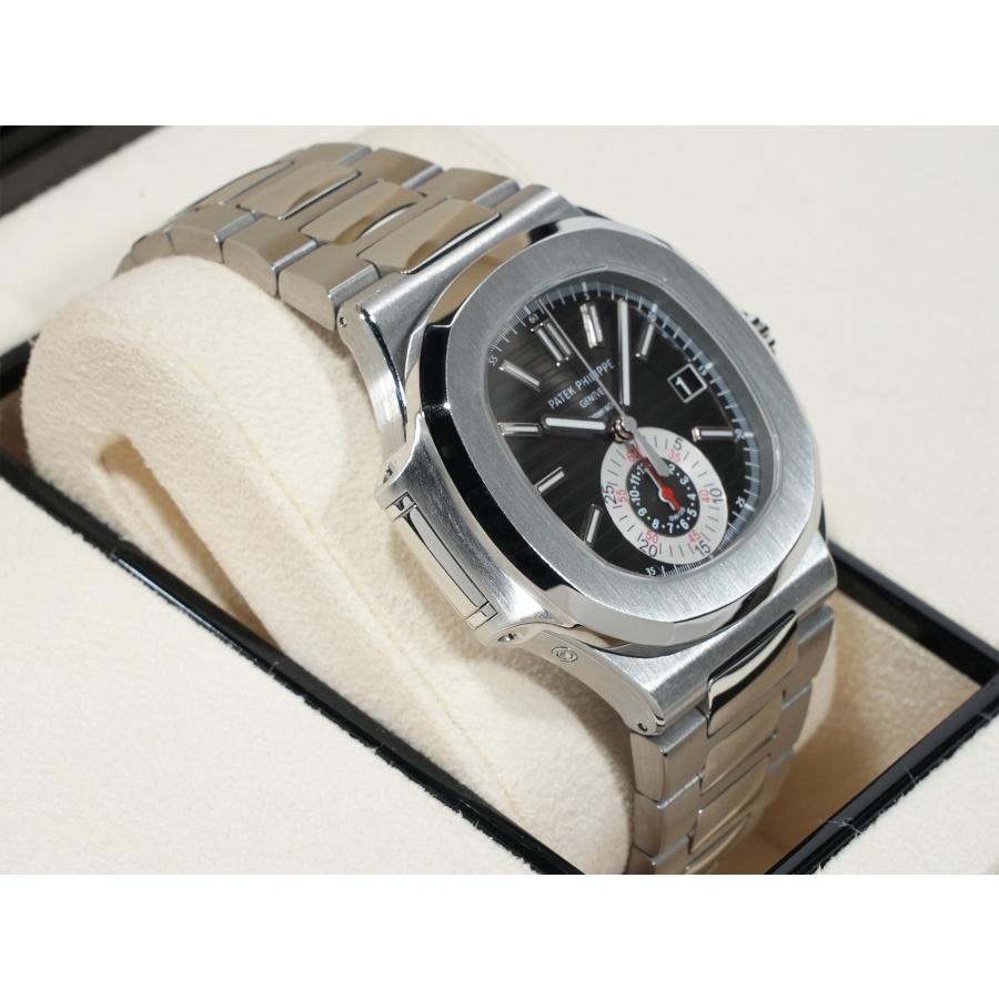 パテックフィリップ ノーチラス クロノグラフ TIFFANY＆CO. Ref.5980/1A-014 ステンレススチール ブラック文字盤 | ノーチラス | 04