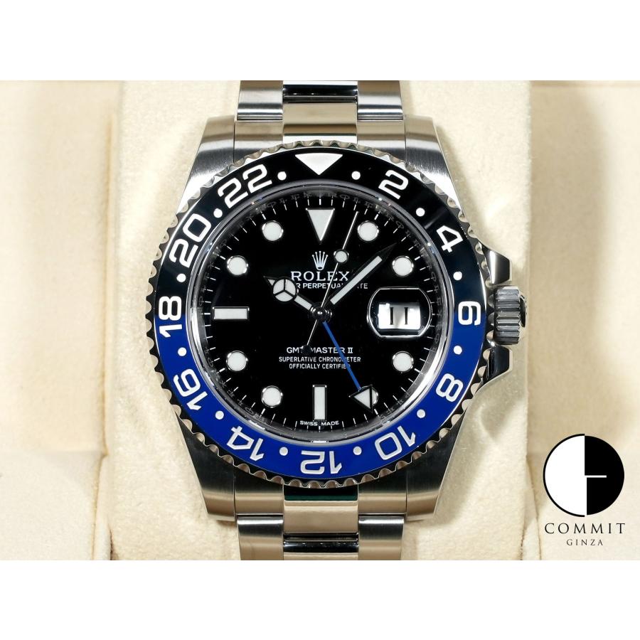 ロレックス GMTマスターII Ref.116710BLNR ステンレススチール ブラック文字盤 オイスターブレスレット | GMTマスター