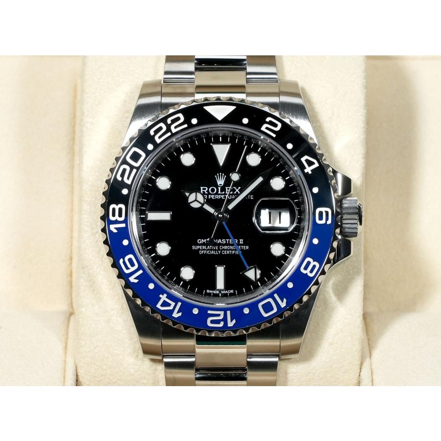 ロレックス GMTマスターII Ref.116710BLNR ステンレススチール ブラック文字盤 オイスターブレスレット | GMTマスター | 01