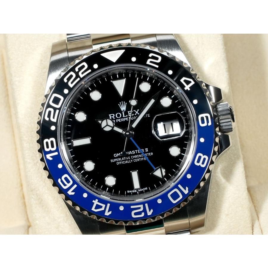 ロレックス GMTマスターII Ref.116710BLNR ステンレススチール ブラック文字盤 オイスターブレスレット | GMTマスター | 02