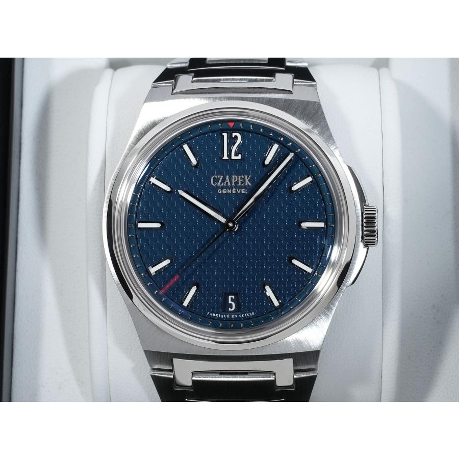 チャペック アンタークティック パサージュ ドゥ ドレーク Ref.- ステンレススチール ディープブルー文字盤 | CZAPEK | 01