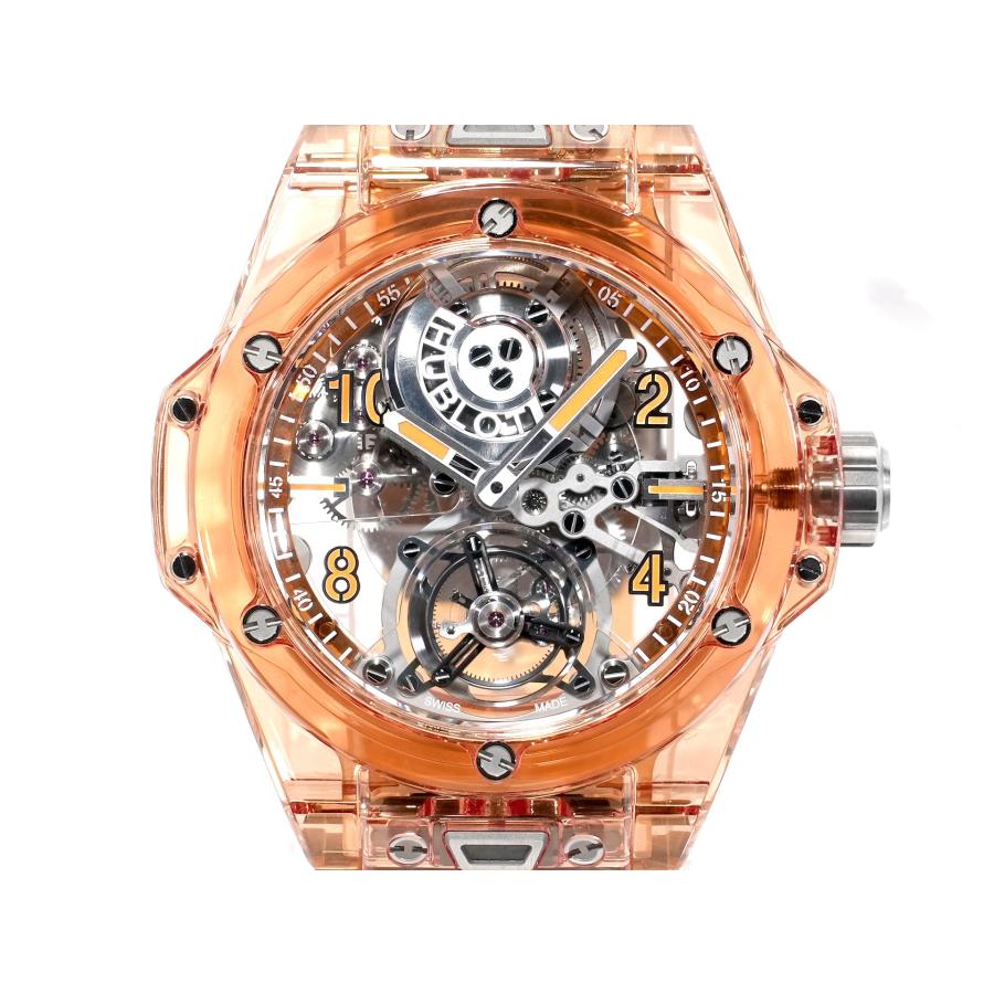 ウブロ ビッグ・バン トゥールビヨン オートマティック オレンジサファイア Ref.419.JO.0120.RT オレンジサファイア スケルトン文字盤 | HUBLOT | 01