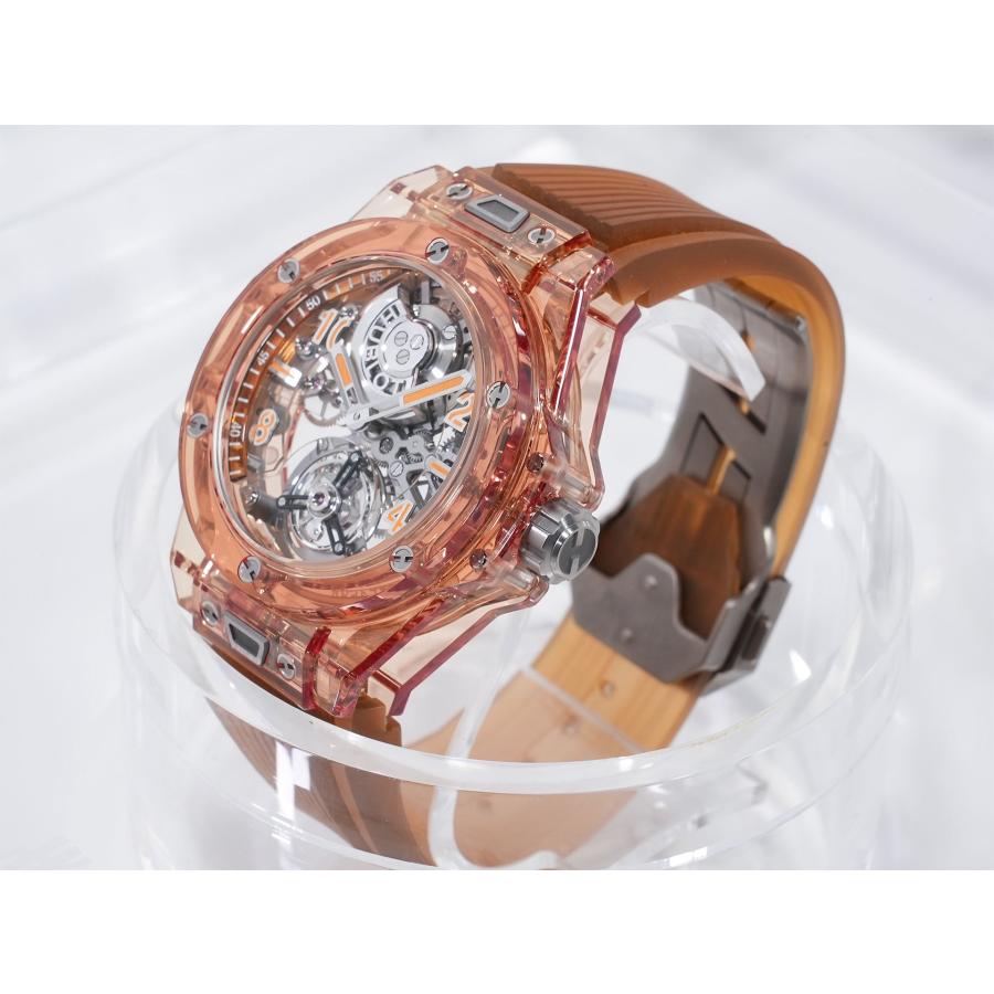 ウブロ ビッグ・バン トゥールビヨン オートマティック オレンジサファイア Ref.419.JO.0120.RT オレンジサファイア スケルトン文字盤 | HUBLOT | 03