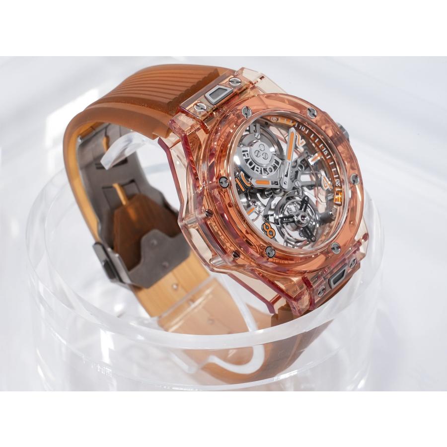 ウブロ ビッグ・バン トゥールビヨン オートマティック オレンジサファイア Ref.419.JO.0120.RT オレンジサファイア スケルトン文字盤 | HUBLOT | 04