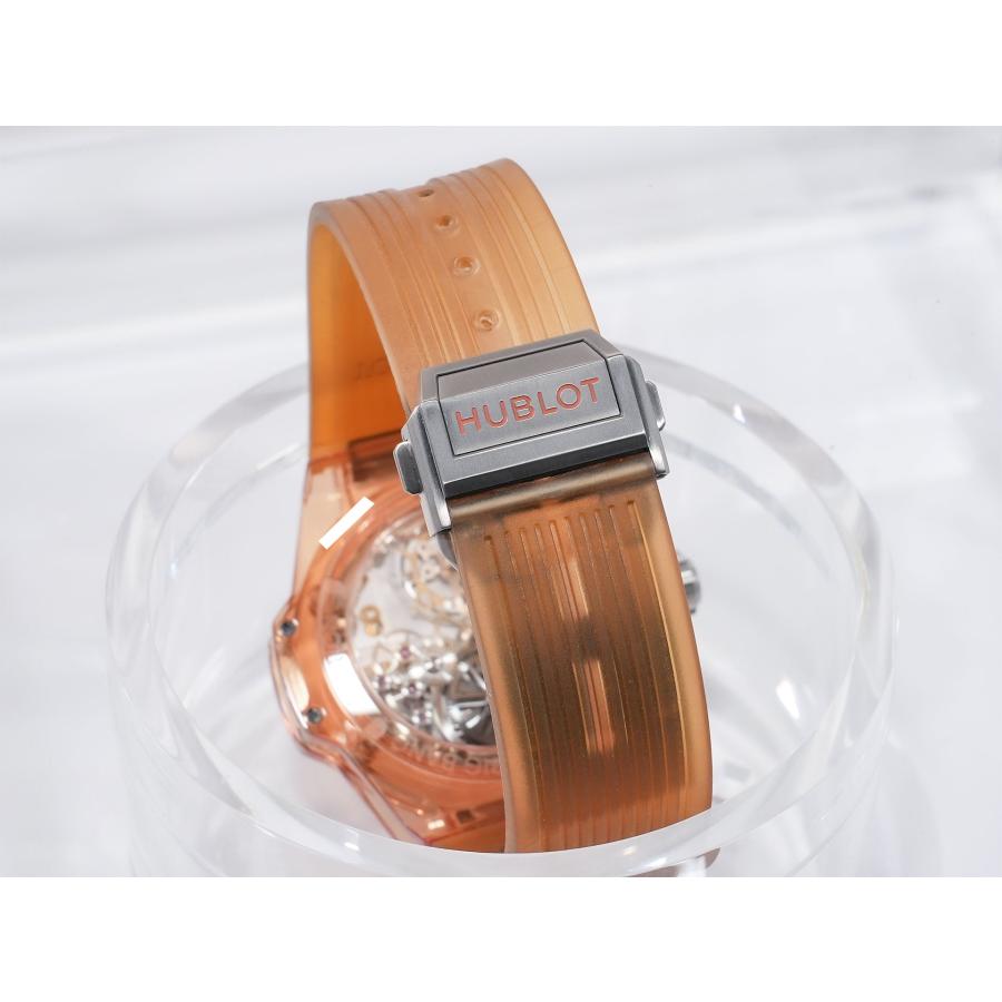 ウブロ ビッグ・バン トゥールビヨン オートマティック オレンジサファイア Ref.419.JO.0120.RT オレンジサファイア スケルトン文字盤 | HUBLOT | 06
