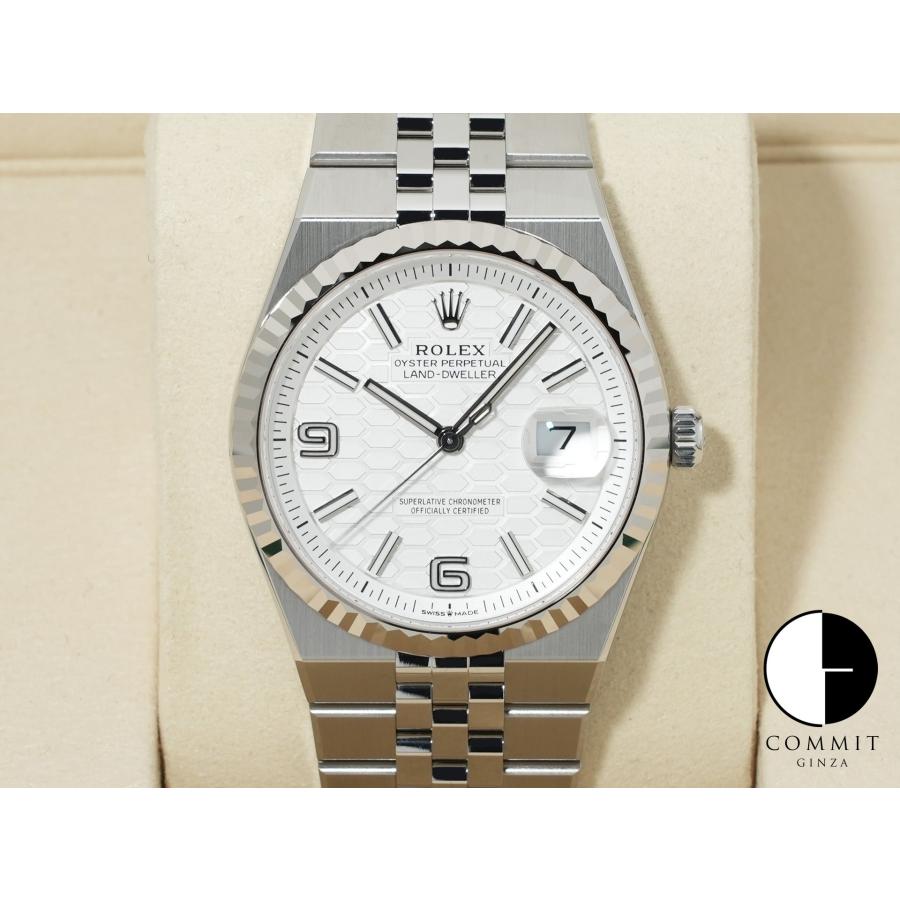 ロレックス ランドドゥエラー Ref.127234 ステンレススチール/ホワイトゴールド ホワイト文字盤 ジュビリーブレスレット | ROLEX