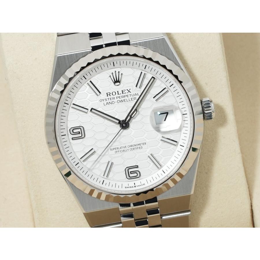 ロレックス ランドドゥエラー Ref.127234 ステンレススチール/ホワイトゴールド ホワイト文字盤 ジュビリーブレスレット | ROLEX | 02