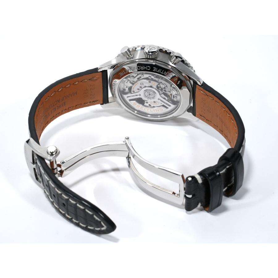 ブライトリング ナビタイマーB19 クロノグラフ43 パーペチュアルカレンダー Ref.PB1920251C1P1 ステンレススチール/プラチナ アイスブルー文字盤 | ブライトリング | 07