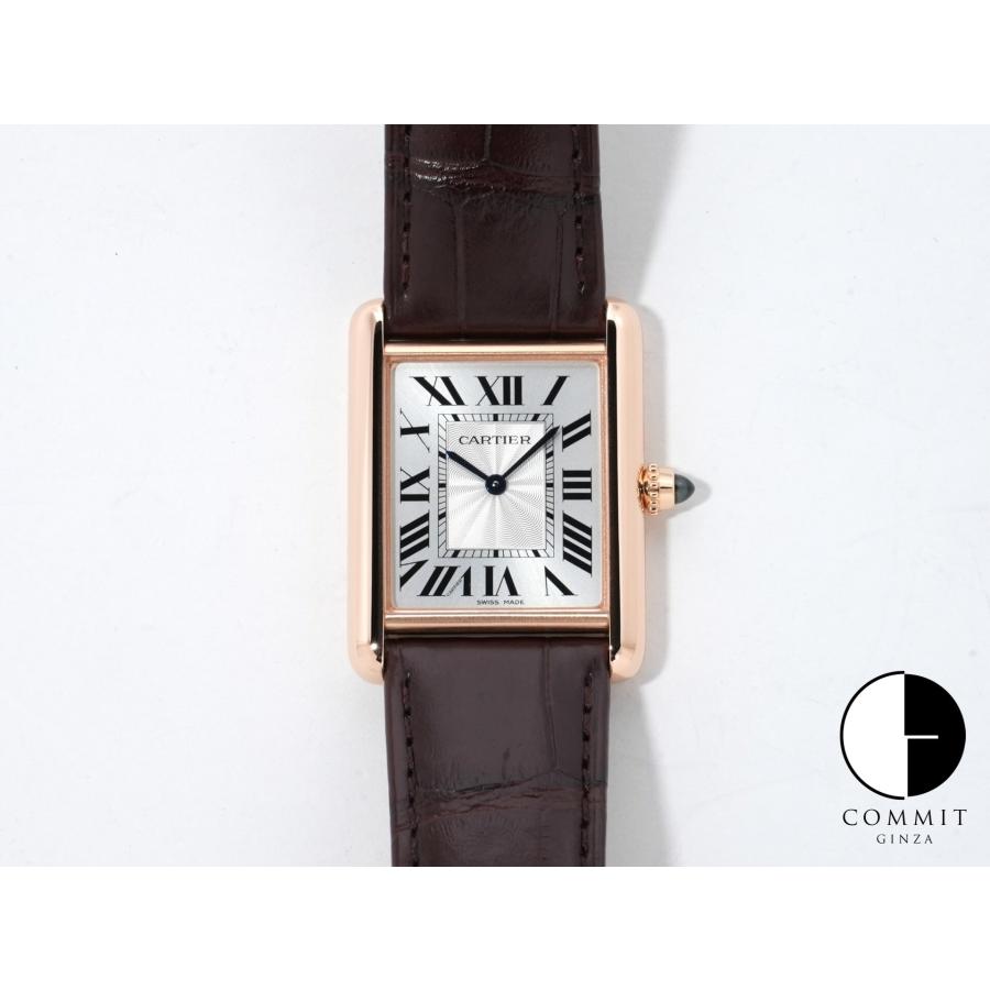 カルティエ タンク ルイ カルティエ Ref.WGTA0011 ピンクゴールド シルバー文字盤 | Cartier