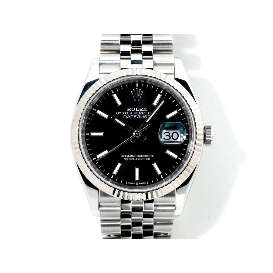 ロレックス デイトジャスト36 Ref.126234 ステンレススチール/ホワイトゴールド ブラック文字盤 ジュビリーブレスレット | デイトジャスト | 01