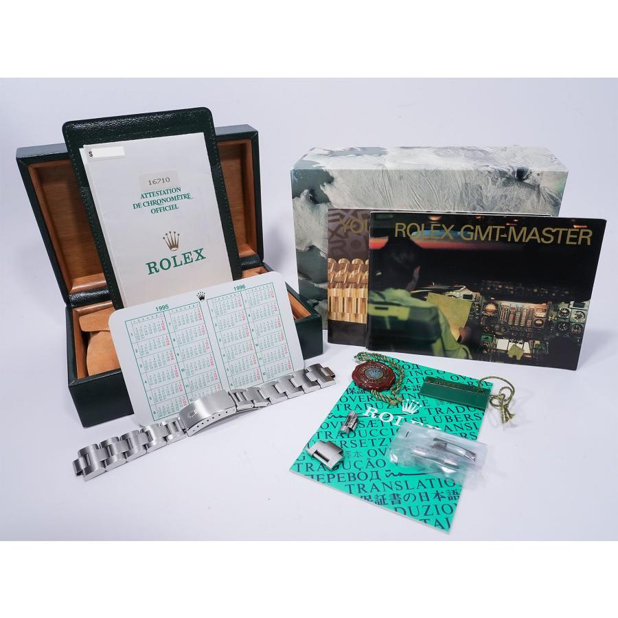 ロレックス GMTマスターII Ref.16710 ステンレススチール ブラック文字盤 ジュビリーブレスレット | GMTマスター | 09