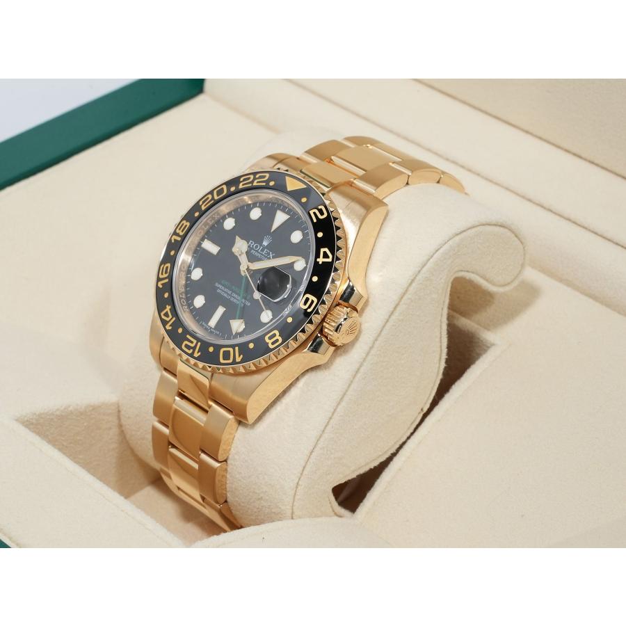 ロレックス GMTマスターII Ref.116718LN イエローゴールド ブラック文字盤 オイスターブレスレット | GMTマスター | 03