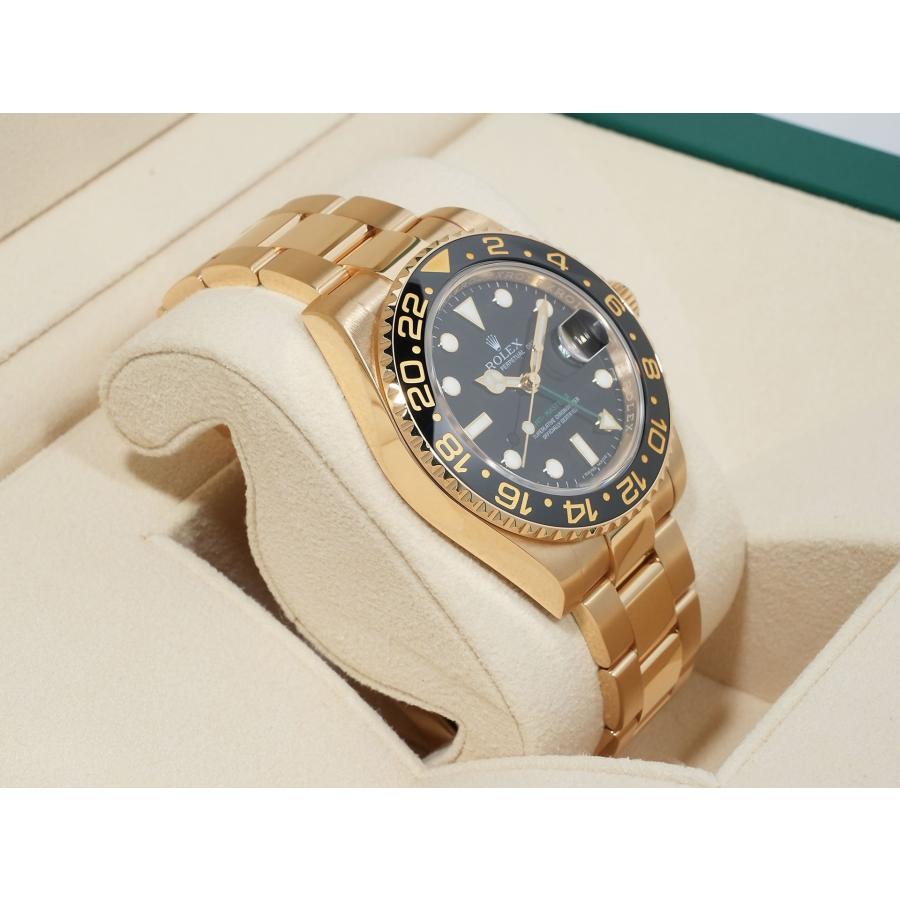 ロレックス GMTマスターII Ref.116718LN イエローゴールド ブラック文字盤 オイスターブレスレット | GMTマスター | 04