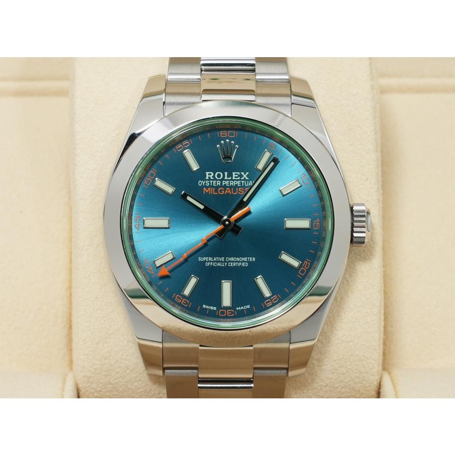 ロレックス ミルガウス Ref.116400GV ステンレススチール Zブルー文字盤 | ミルガウス | 01
