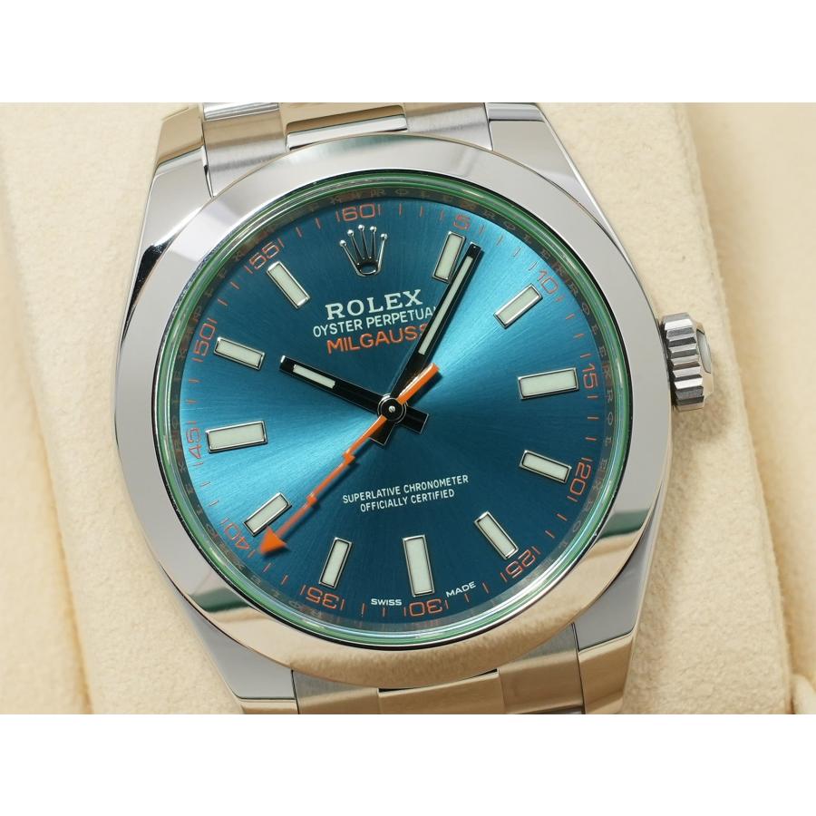 ロレックス ミルガウス Ref.116400GV ステンレススチール Zブルー文字盤 | ミルガウス | 02