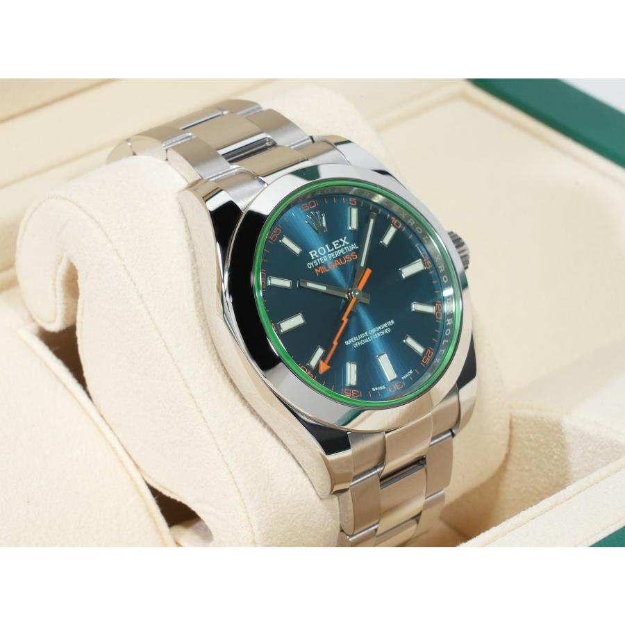 ロレックス ミルガウス Ref.116400GV ステンレススチール Zブルー文字盤 | ミルガウス | 04
