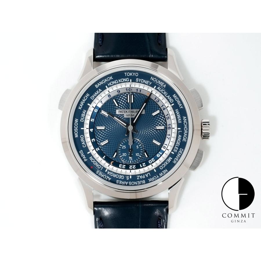 パテックフィリップ コンプリケーション ワールドタイム クロノグラフ Ref.5930G-001 18KWG ブルー文字盤 | PATEK PHILIPPE