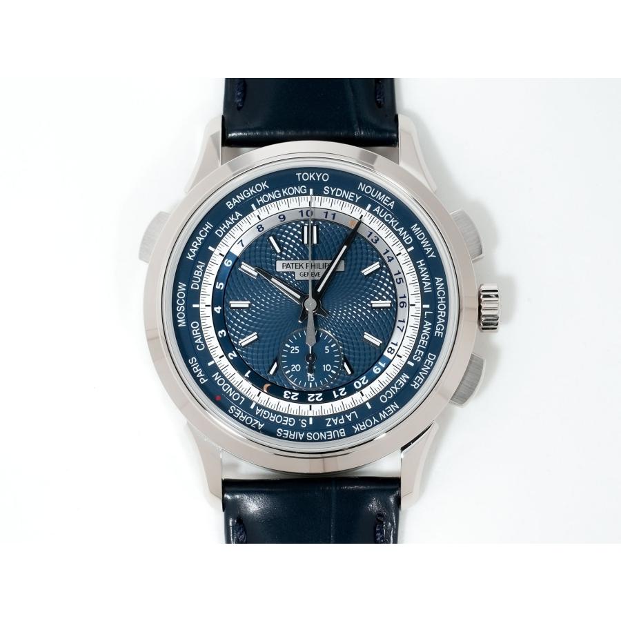 パテックフィリップ コンプリケーション ワールドタイム クロノグラフ Ref.5930G-001 18KWG ブルー文字盤 | PATEK PHILIPPE | 01