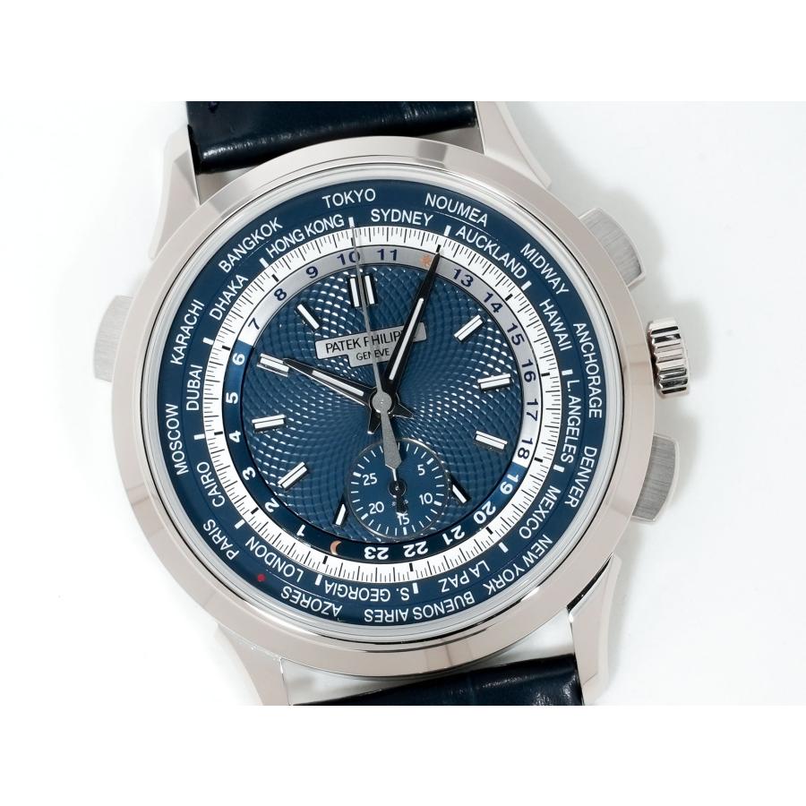 パテックフィリップ コンプリケーション ワールドタイム クロノグラフ Ref.5930G-001 18KWG ブルー文字盤 | PATEK PHILIPPE | 02