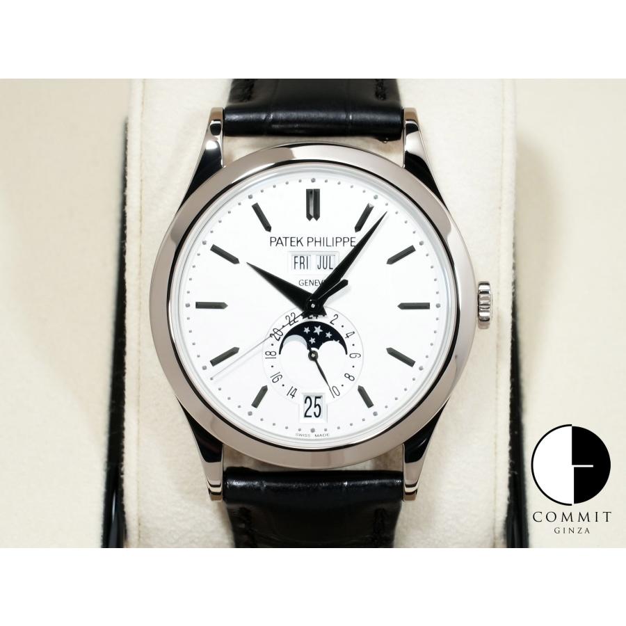 パテックフィリップ アニュアルカレンダー ムーンフェイズ Ref.5396G-011 18KWG シルバー・オパーリン文字盤 | PATEK PHILIPPE