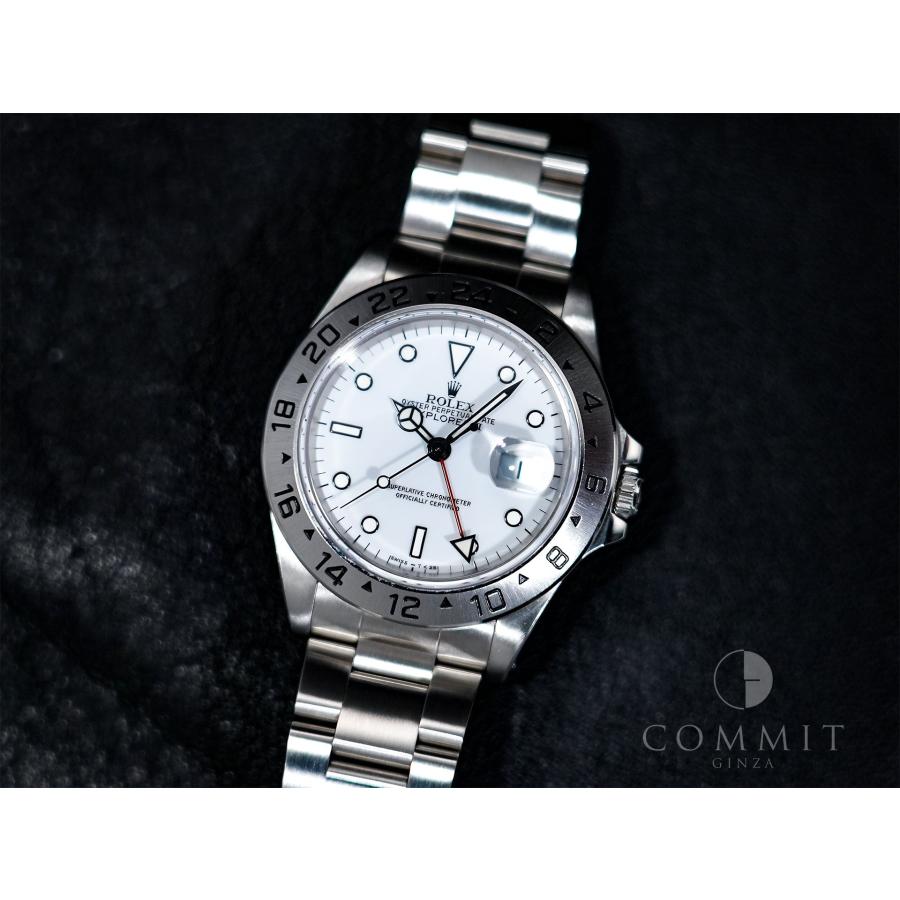 ロレックス エクスプローラーII Ref.16570 ステンレススチール ホワイト文字盤 オイスターブレスレット | エクスプローラーII | 10