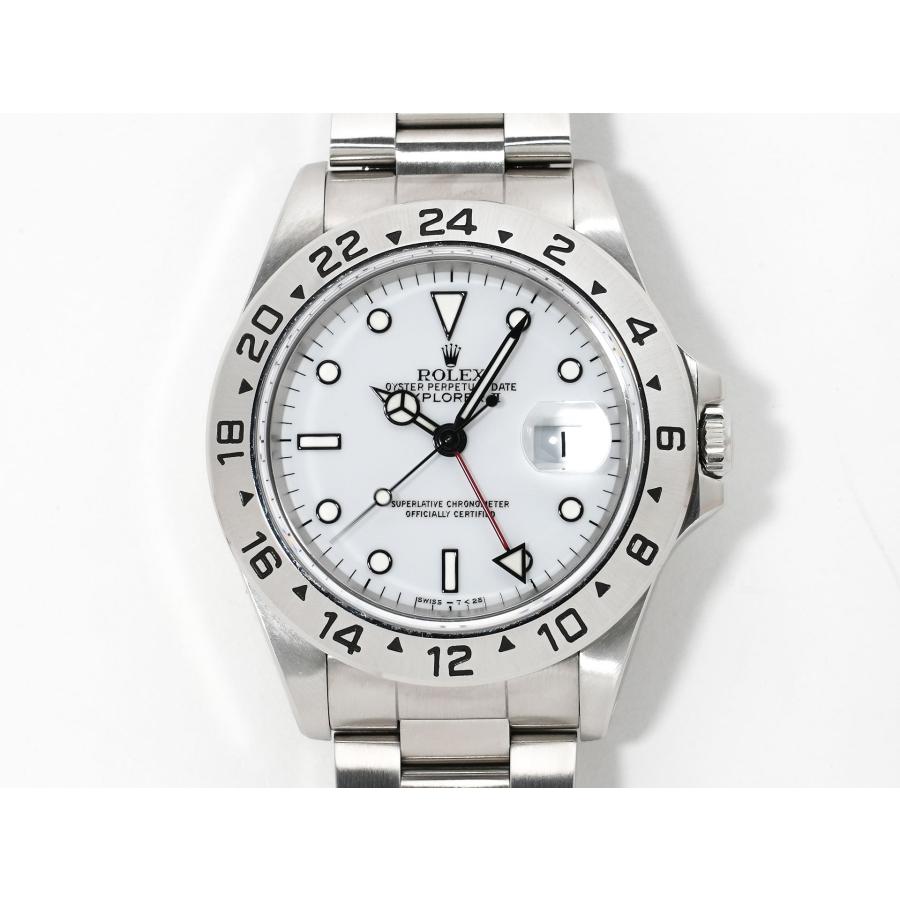ロレックス エクスプローラーII Ref.16570 ステンレススチール ホワイト文字盤 オイスターブレスレット | エクスプローラーII | 01