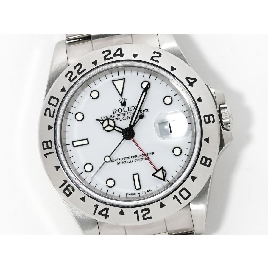 ロレックス エクスプローラーII Ref.16570 ステンレススチール ホワイト文字盤 オイスターブレスレット | エクスプローラーII | 02