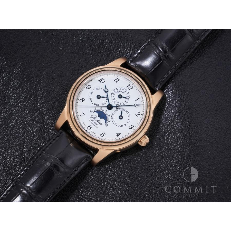 グラスヒュッテオリジナル セネタ 1845 パーペチュアルカレンダー Ref.49-01-04-02-04 ホワイトゴールド ホワイト文字盤 | GLASHUTTE ORIGINAL | 13