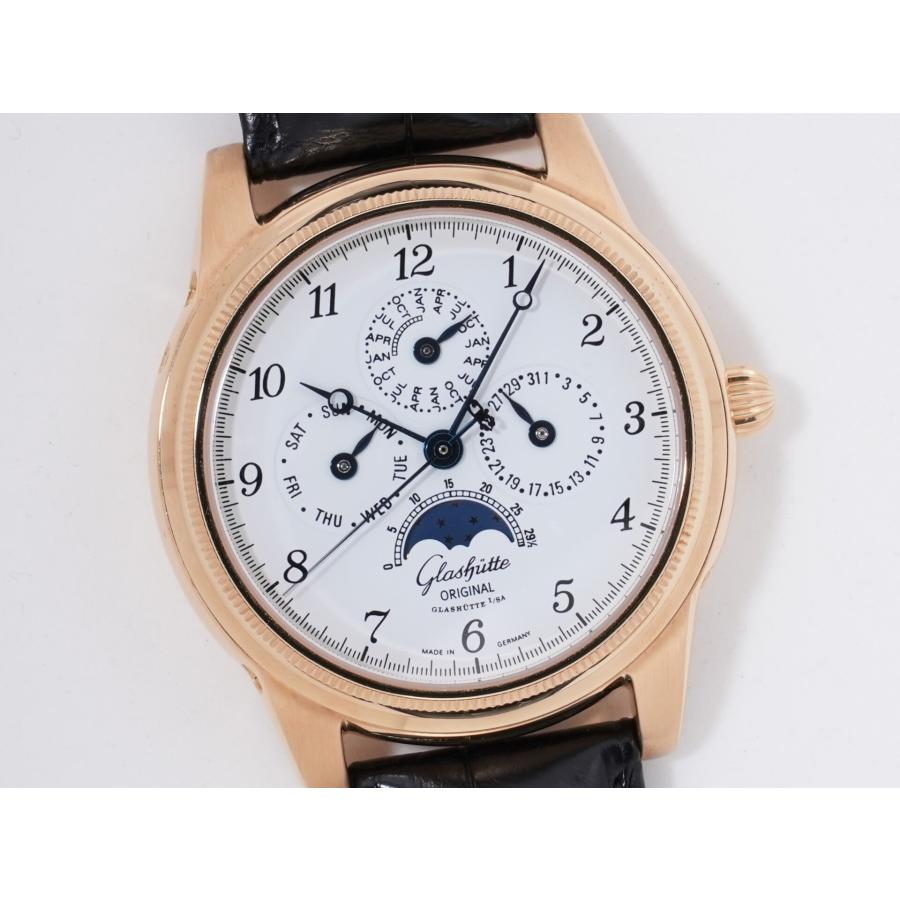 グラスヒュッテオリジナル セネタ 1845 パーペチュアルカレンダー Ref.49-01-04-02-04 ホワイトゴールド ホワイト文字盤 | GLASHUTTE ORIGINAL | 02