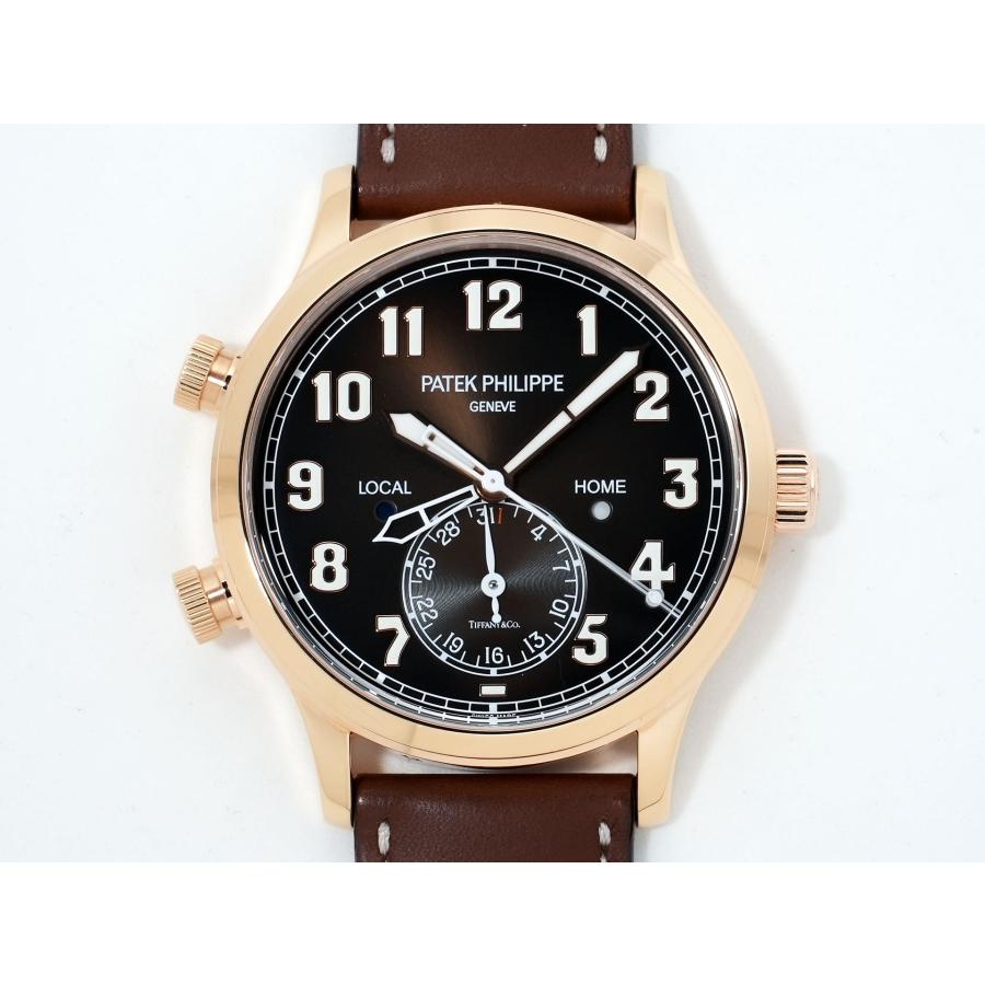 パテックフィリップ カラトラバ パイロット トラベルタイム TIFFANY&CO. Ref.5524R-001 ローズゴールド ブラウン・ソレイユ文字盤 | カラトラバ | 01