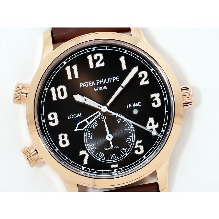 パテックフィリップ カラトラバ パイロット トラベルタイム TIFFANY&CO. Ref.5524R-001 ローズゴールド ブラウン・ソレイユ文字盤 | カラトラバ | 02